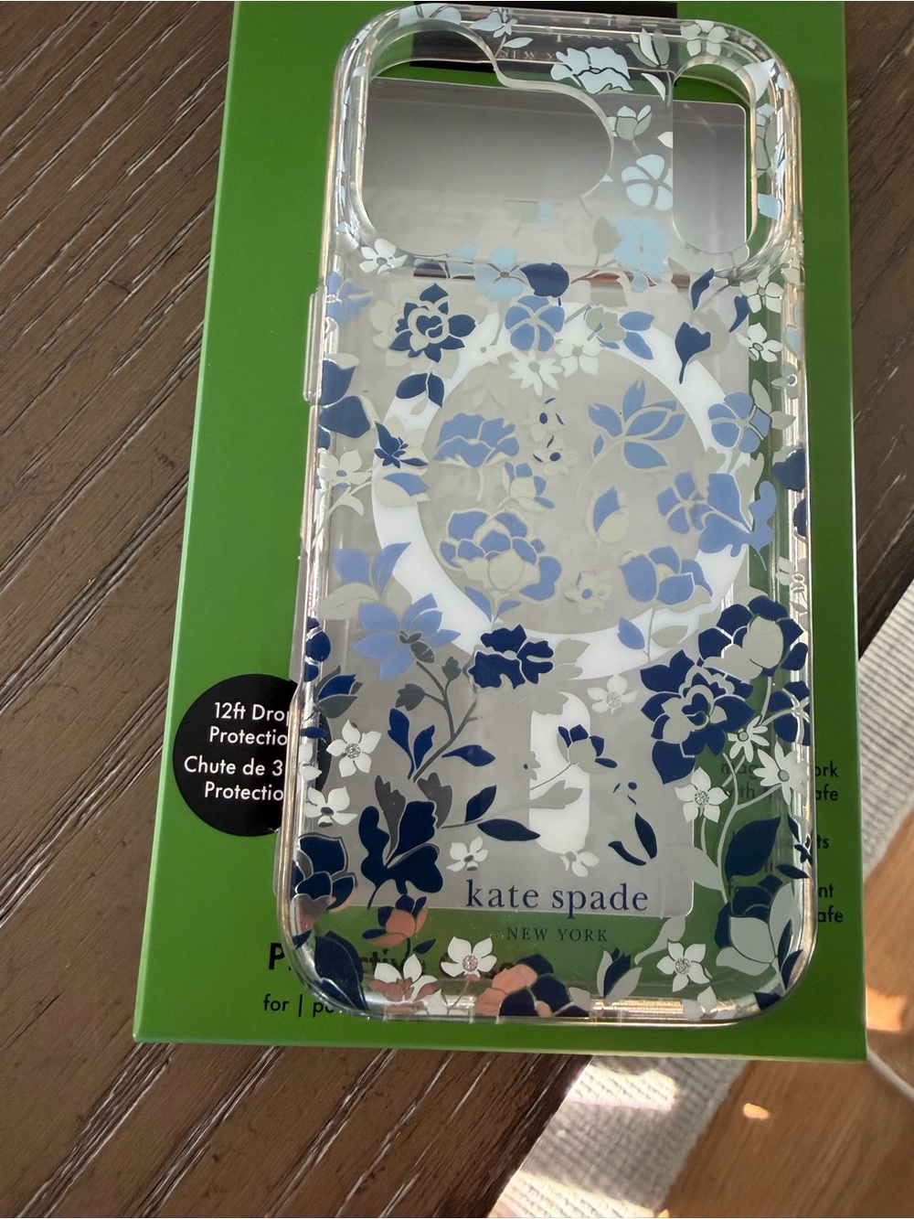 New IPhone 17 Pro Kate Spade Clear Floral iPhone Case